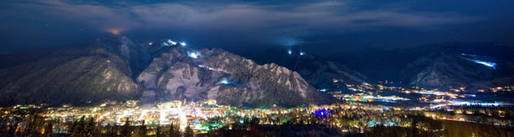 Aspen at Night - Mountain View | Limelight Hotels | Aspen
