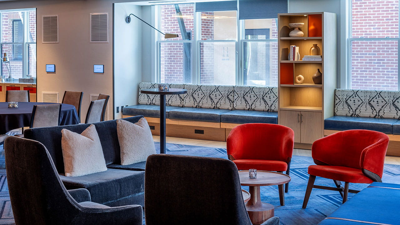 seating area in meeting space