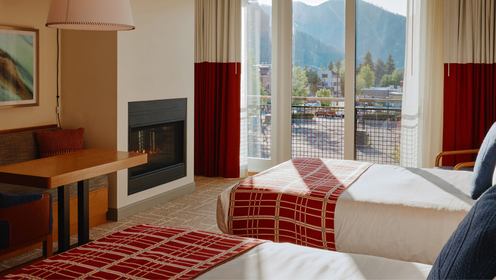 two queen beds in guest room