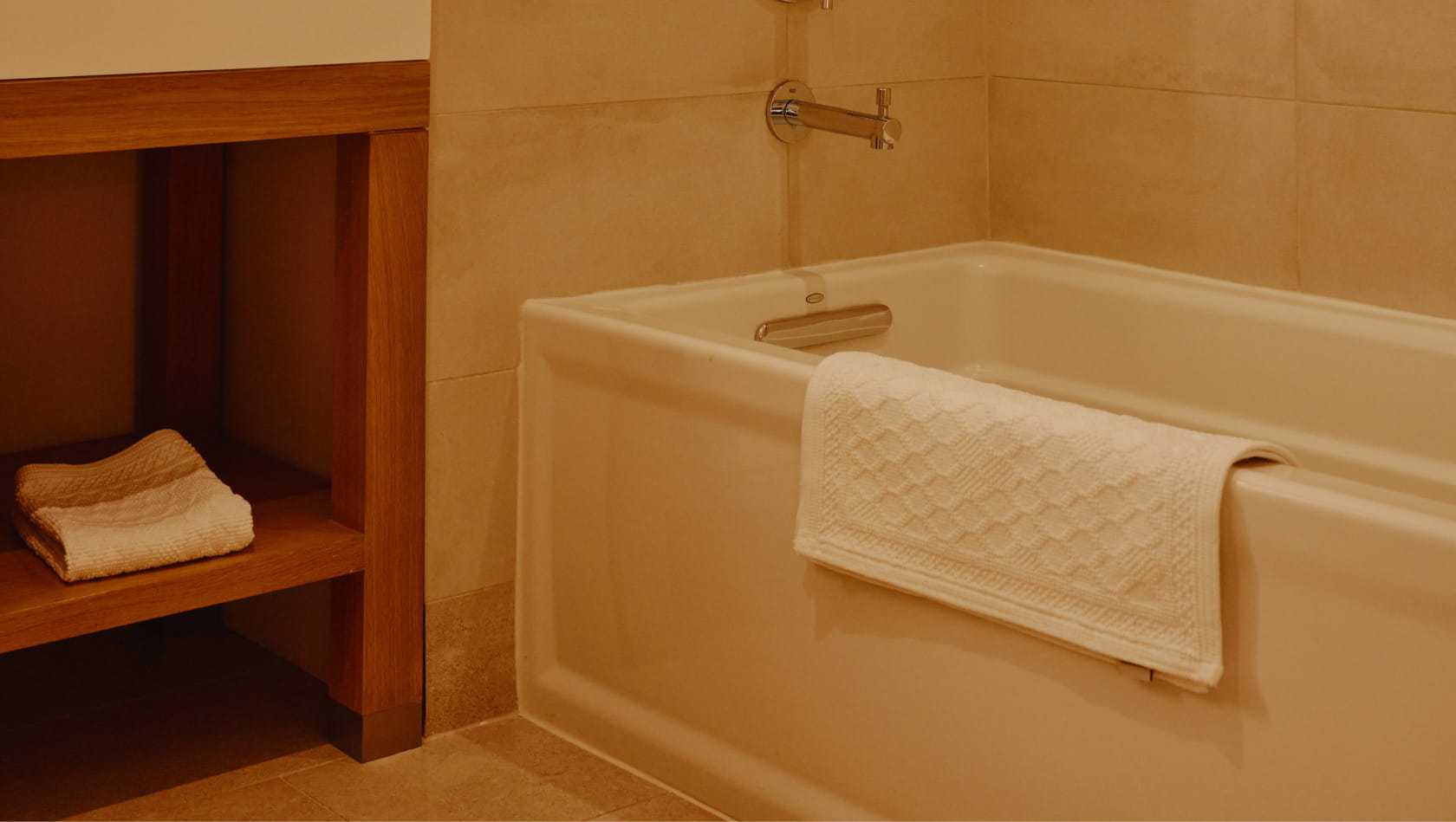 bathtub in bathroom