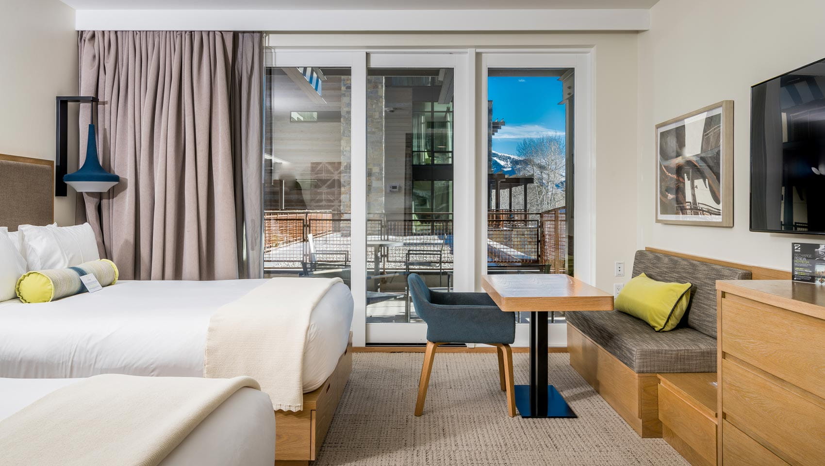 Terrace room at Limelight Ketchum