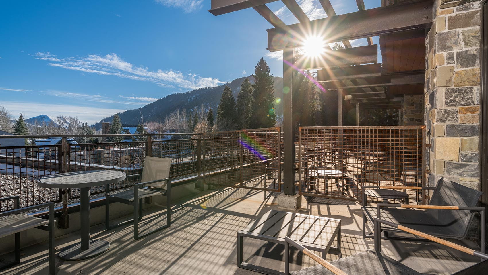 Terrace room at Limelight Ketchum