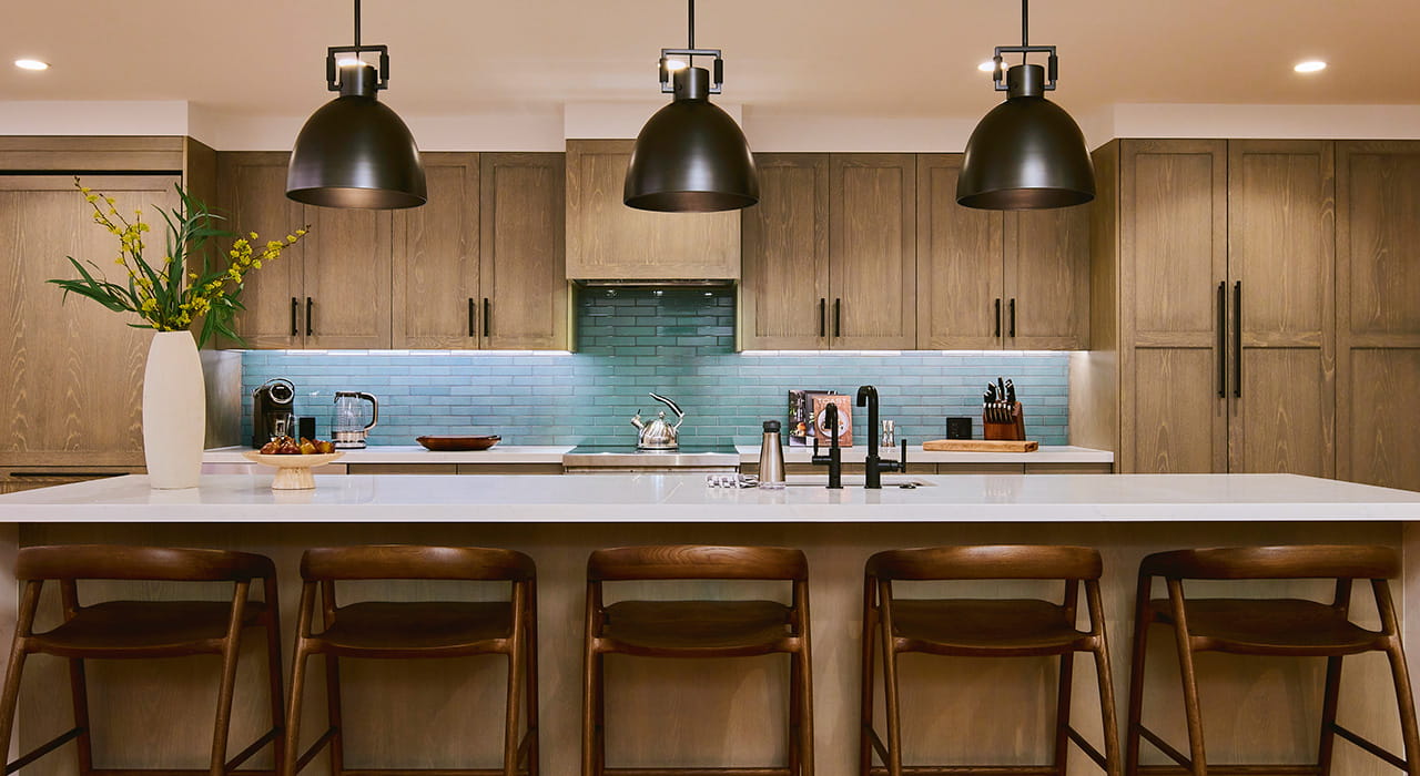 full kitchen in residence