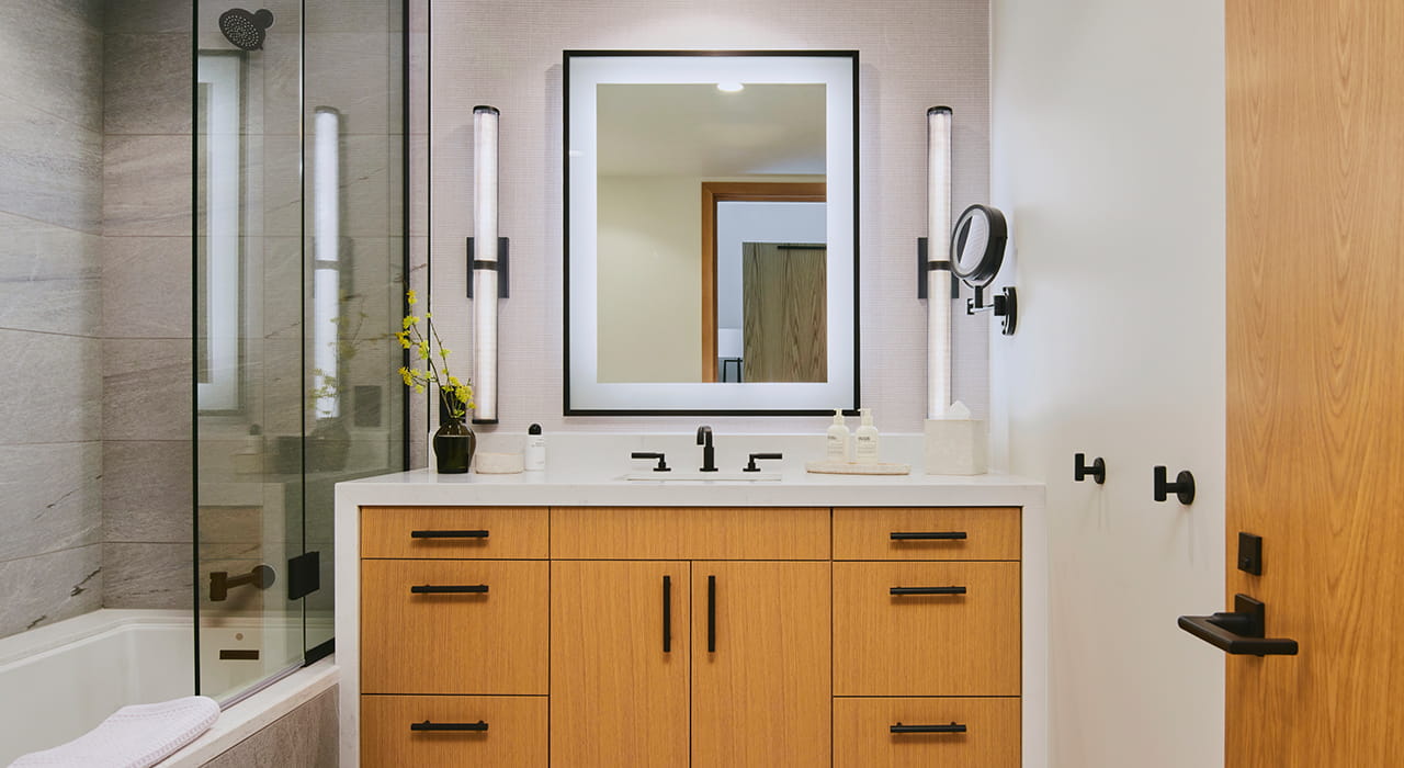 bathroom in residence