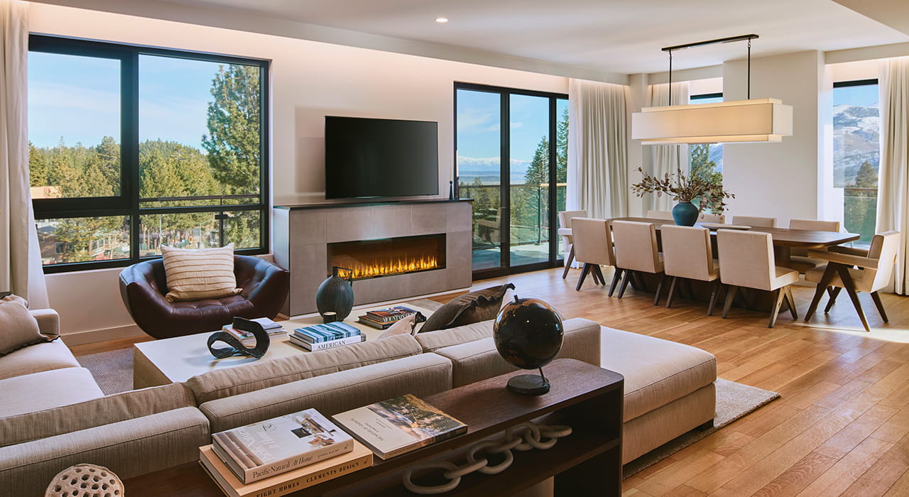 living room area in residence 