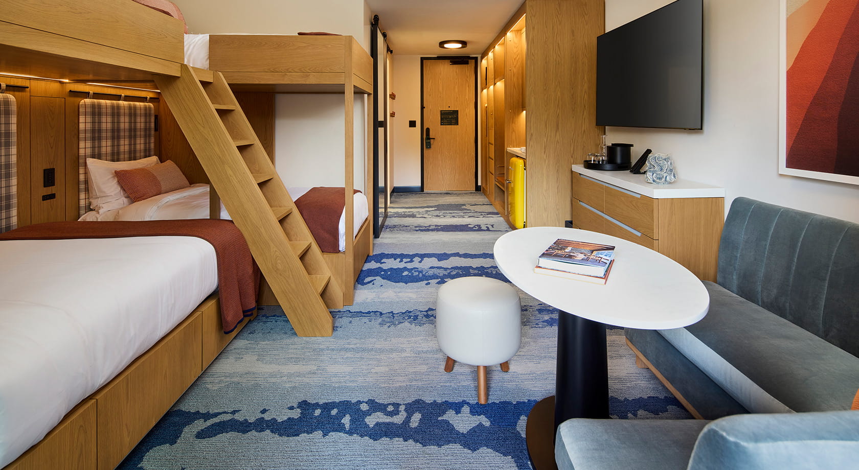 sierra bunks room at limelight mammoth