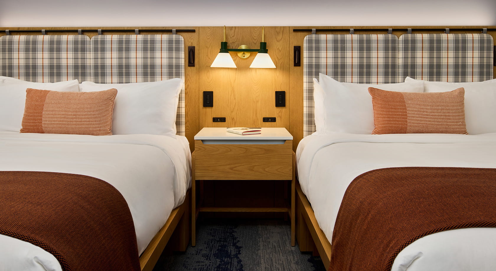 double queen beds in guest room