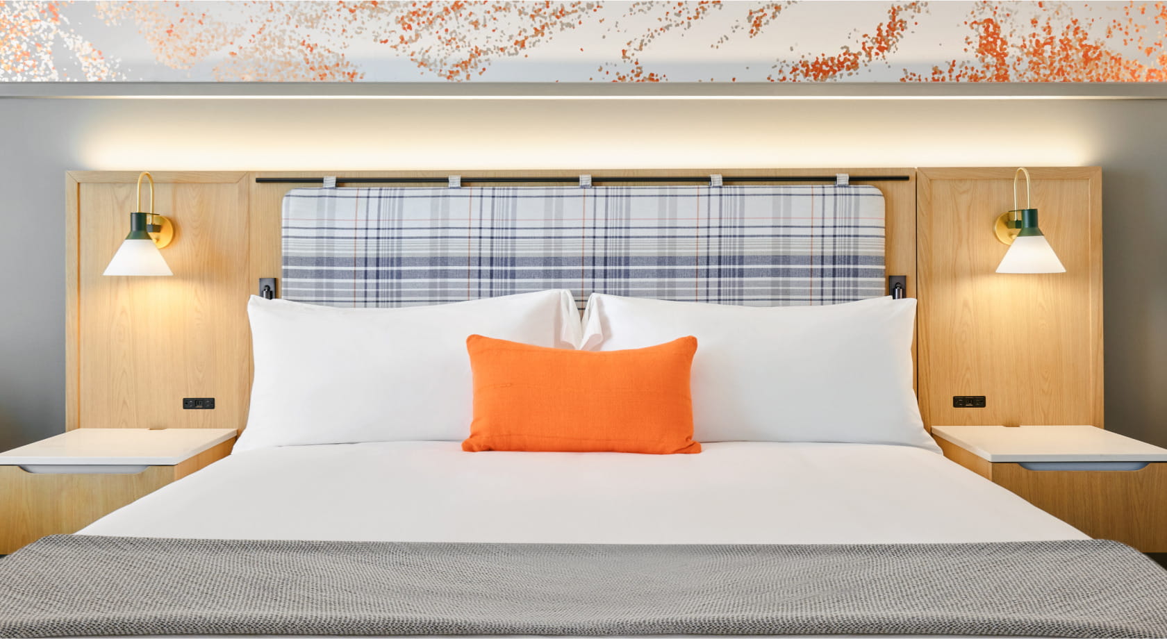 bed in gondola suite