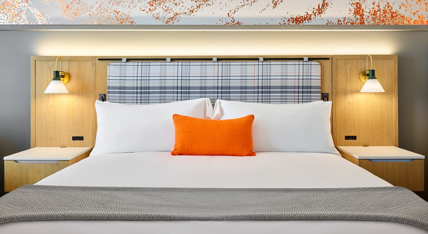bed in suite room
