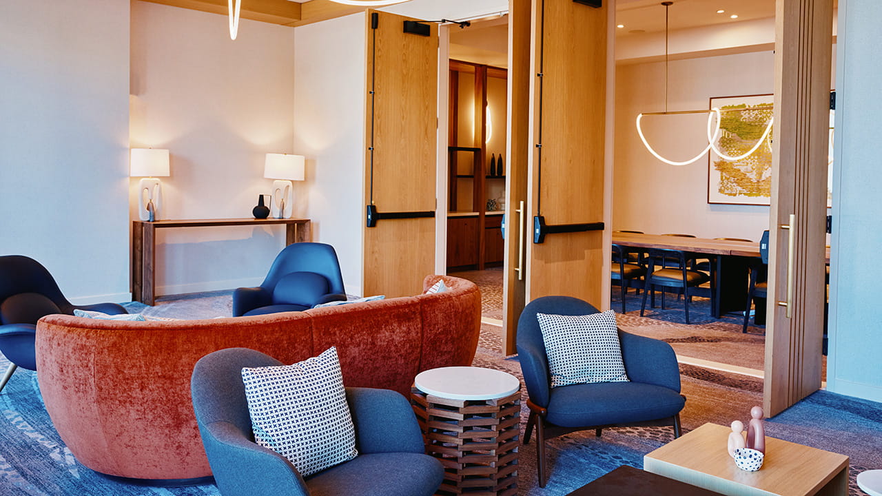 pre function lounge space outside of boardroom