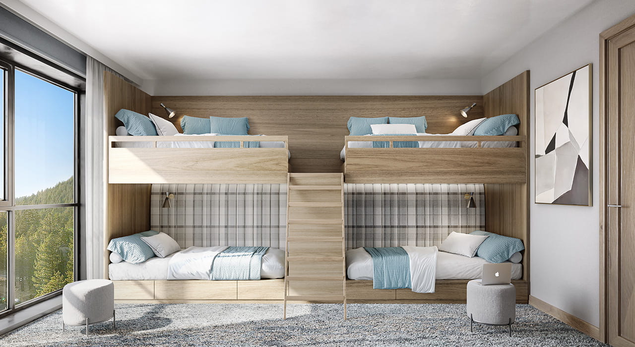 twin bunk beds room