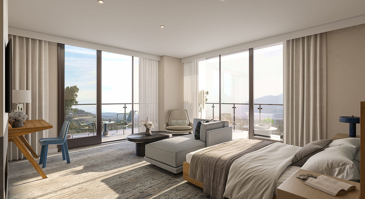 bedroom in residence