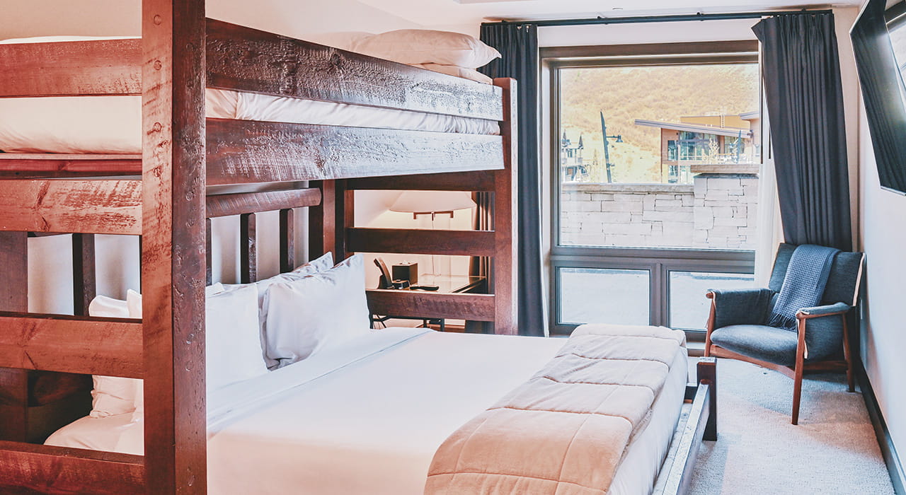 bunk beds in residence bedroom