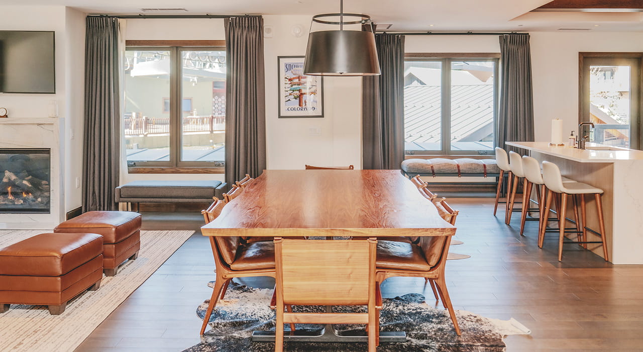 dining table in residence