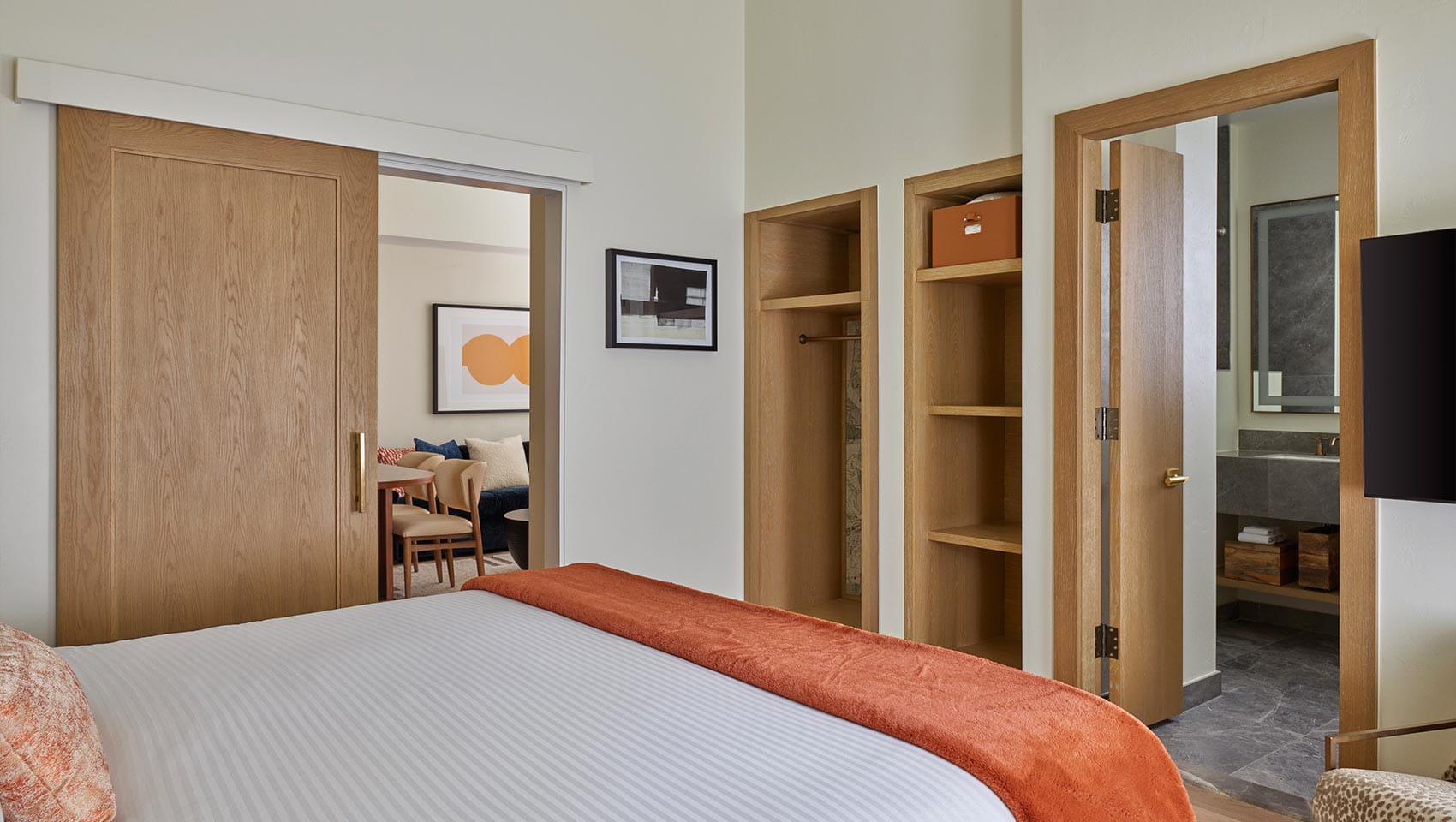 Bedroom in Casita Suite in Aspen