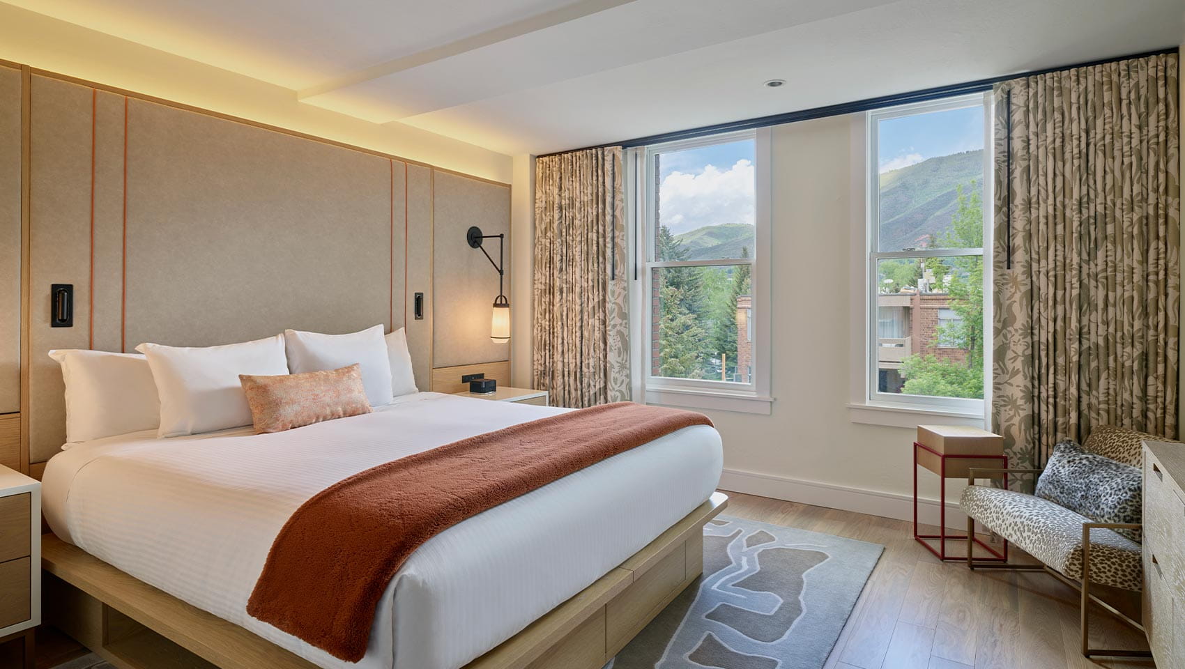 Bedroom in Cathedral Suite in Aspen