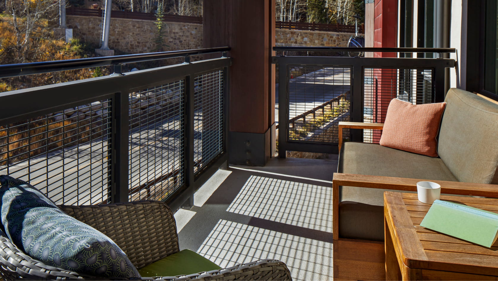 large terrace in guest room