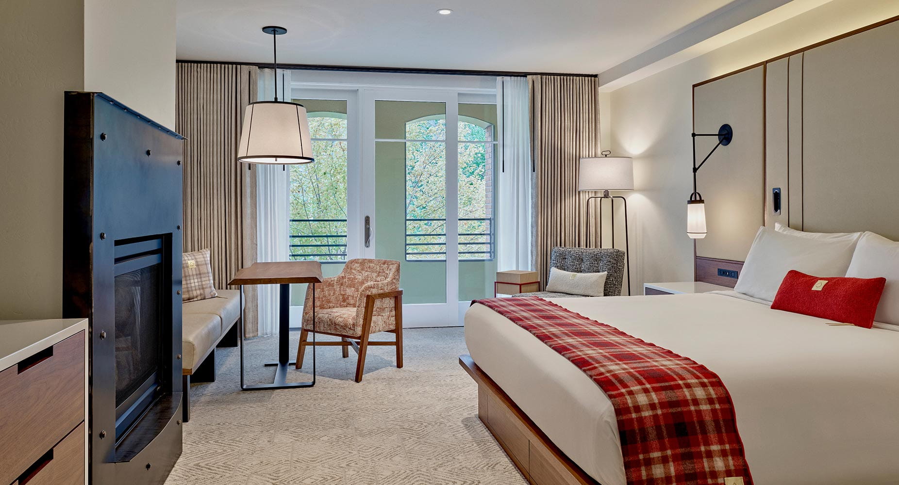 guestroom at limelight aspen