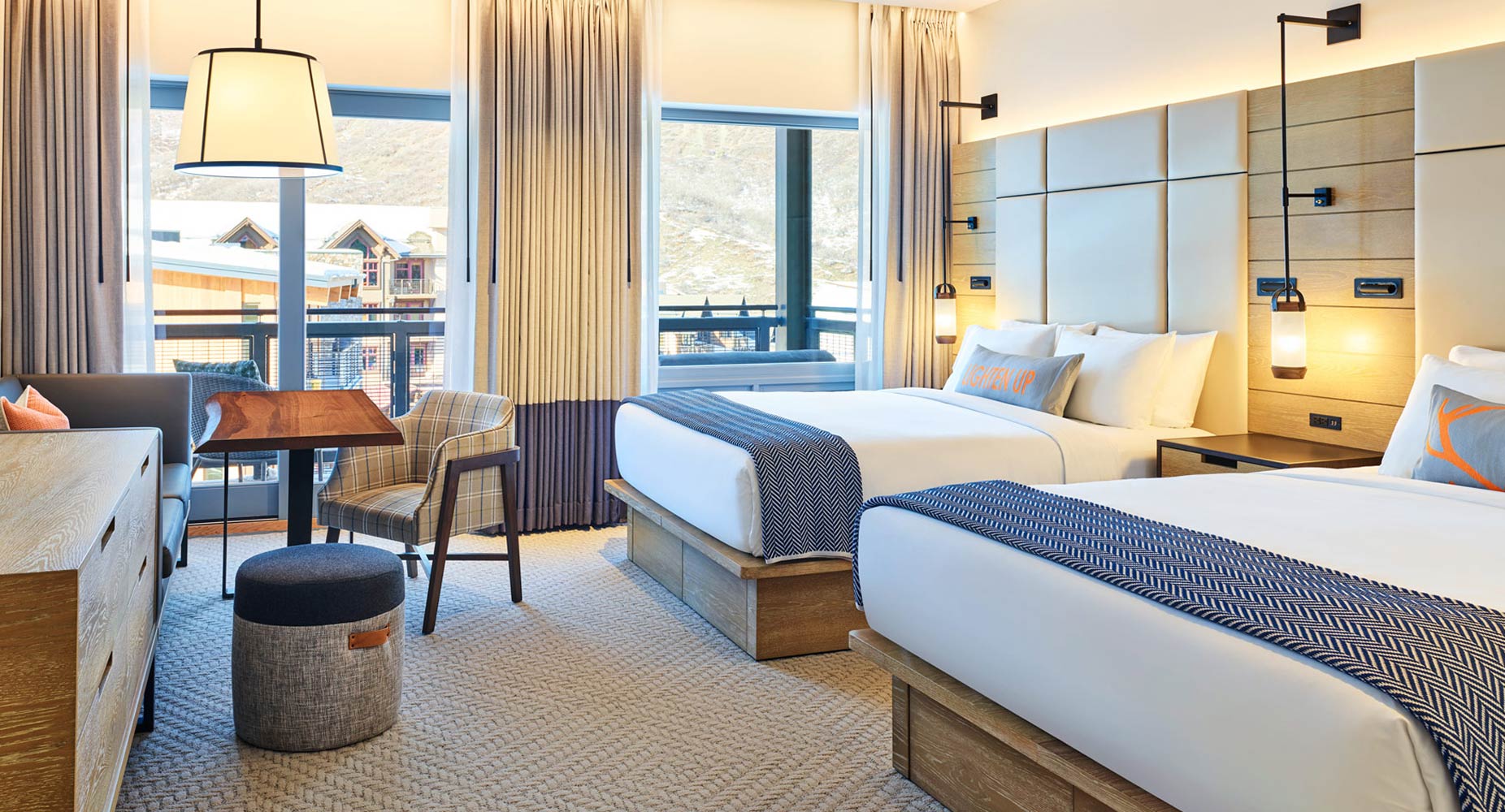 guestroom at limelight snowmass