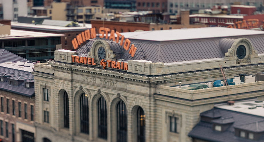 union station from afar