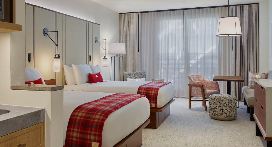 hotel room at limelight aspen