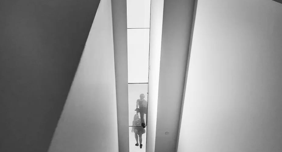 people in the art museum