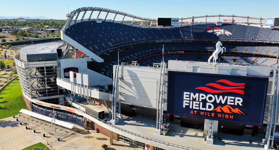 empower field from above