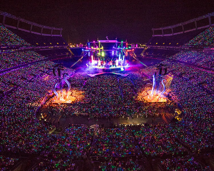 large concert at empower field