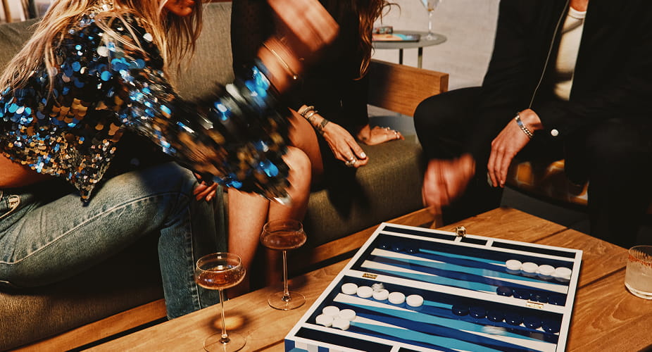 people playing board game