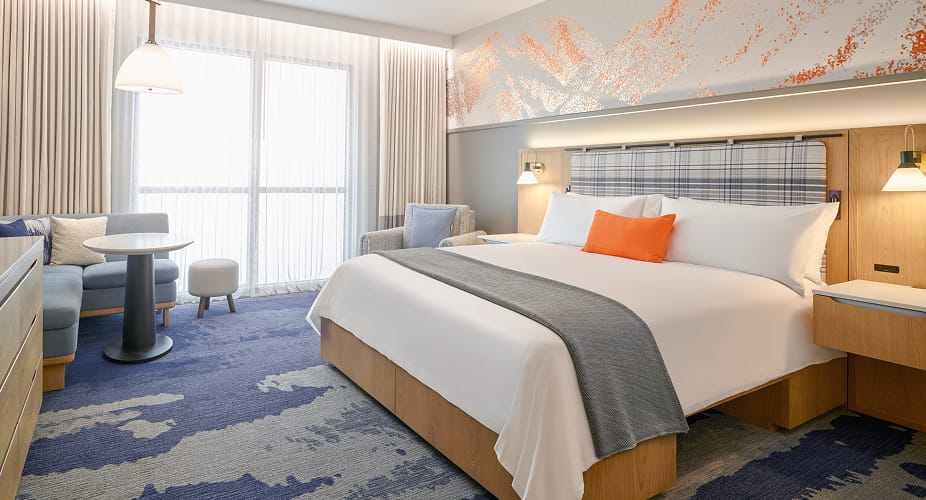bed in guestroom