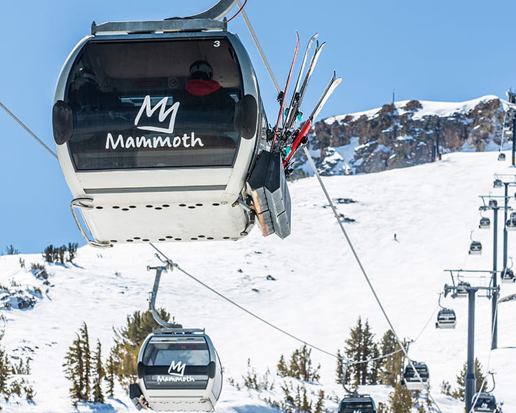 gondola at mammoth mountain