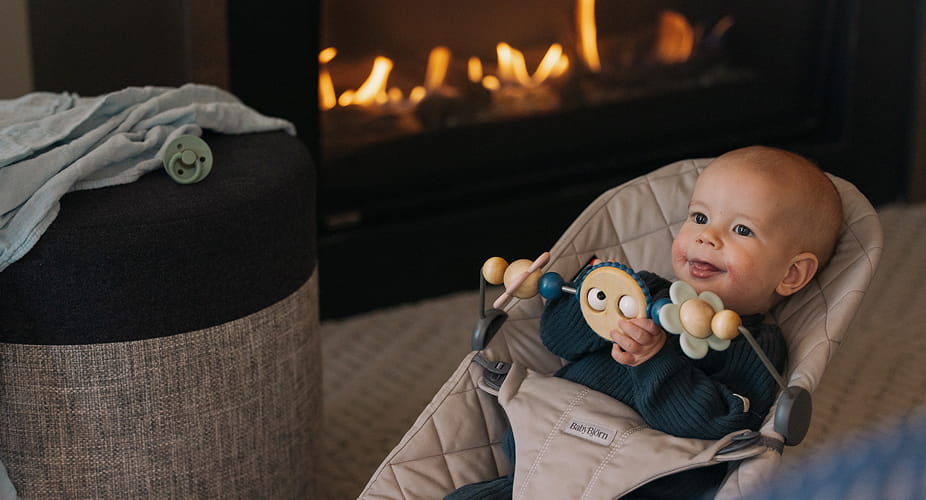 baby in baby bjorn bouncer