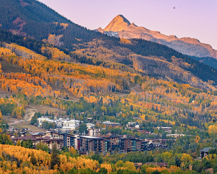 snowmass village in the fall