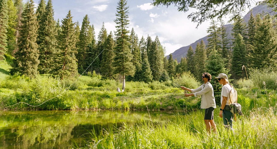 people fishing