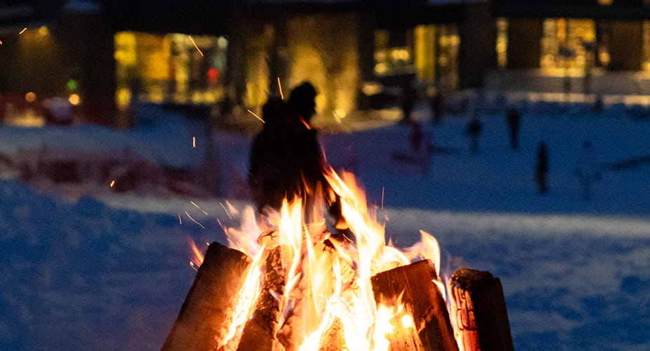 bonfire during ullr night