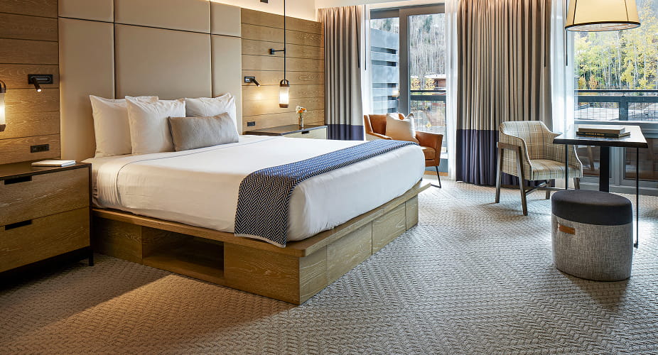 guestroom at limelight snowmass