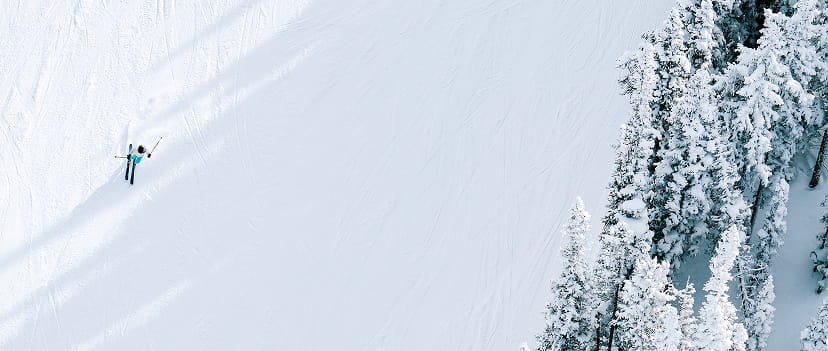 skier skiing down mountain