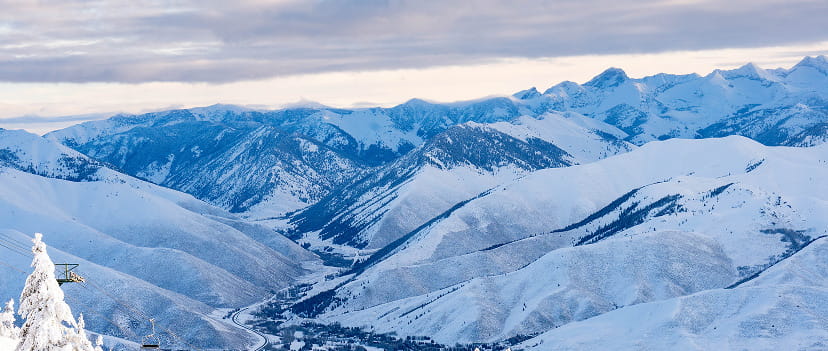 mountain in winter
