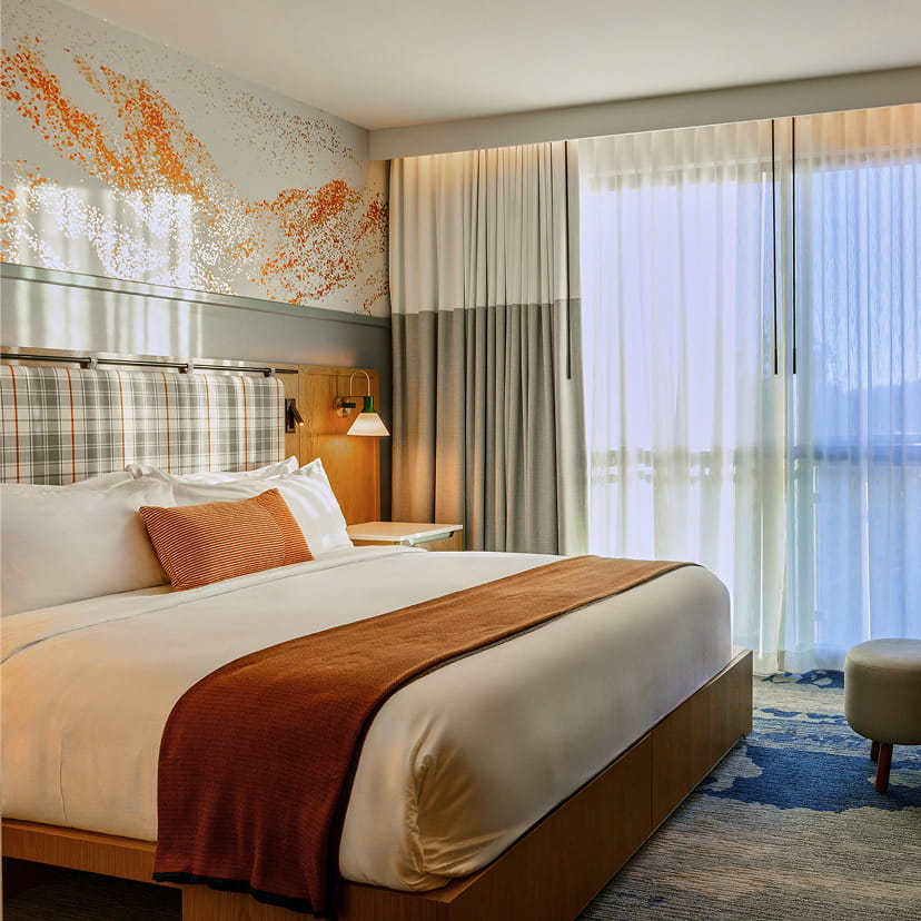 bed in guestroom