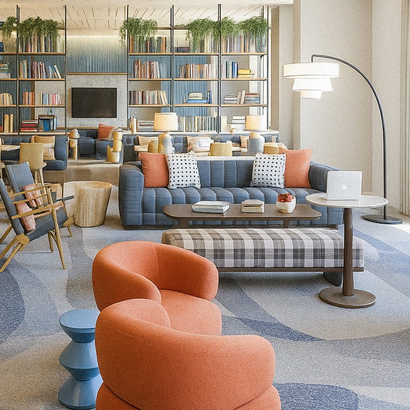 lounge seating at Limelight Mammoth