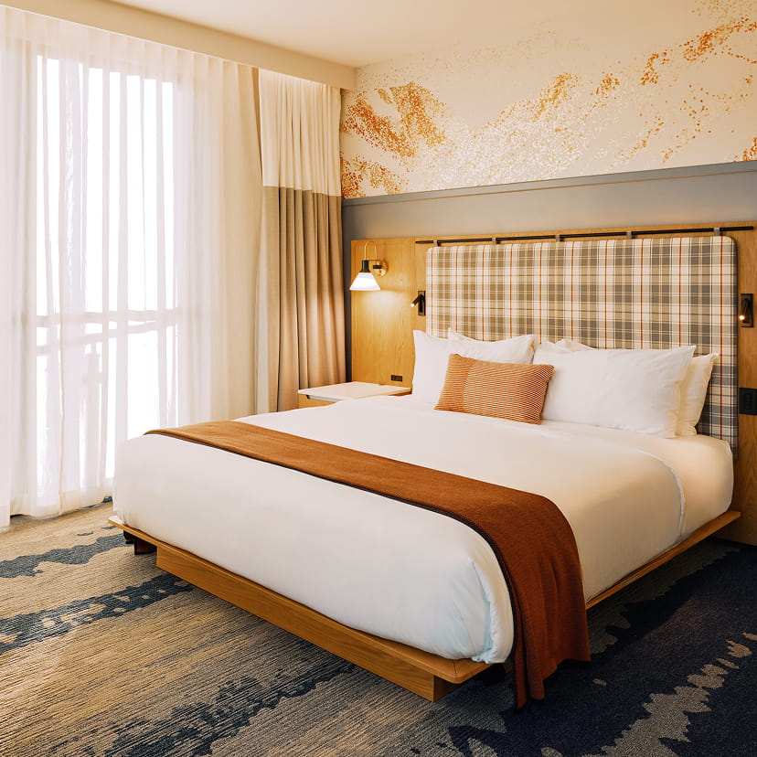 guest room at limelight mammoth