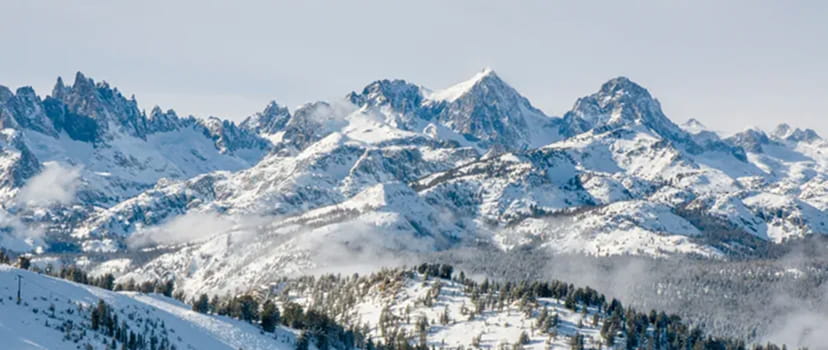 eastern sierras in winter