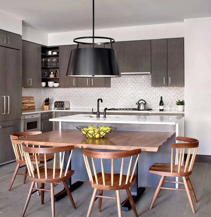 kitchen in snowmass residences