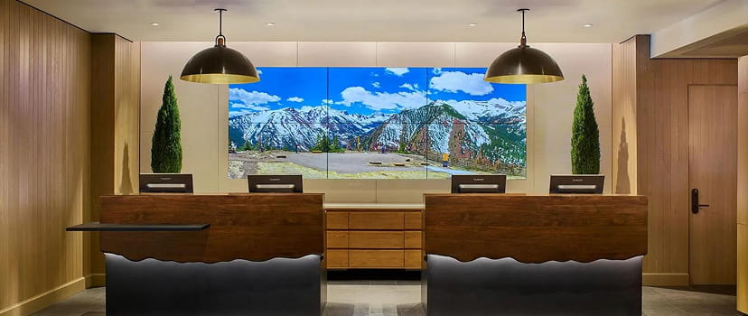 front desk at limelight snowmass