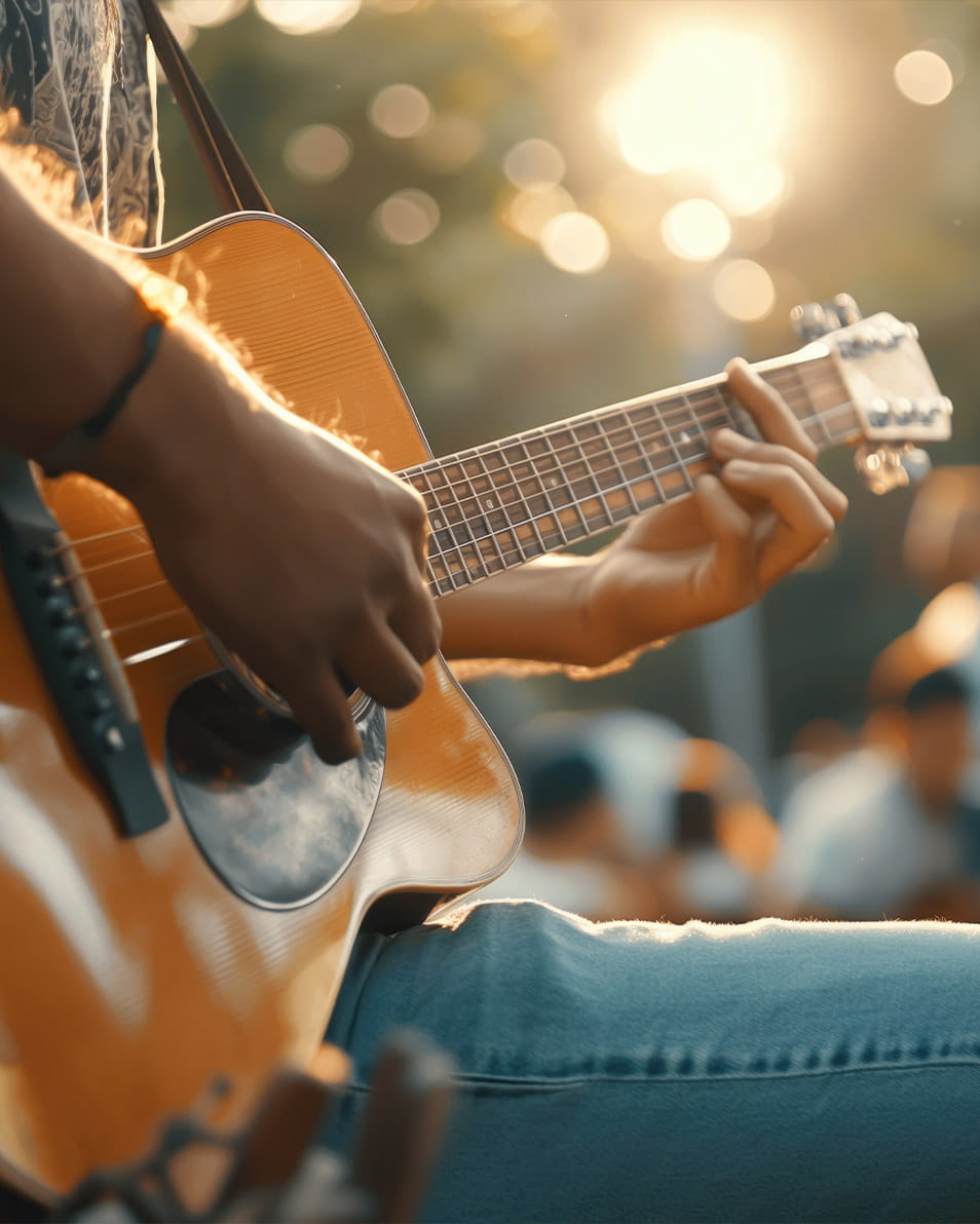 Man playing guitar