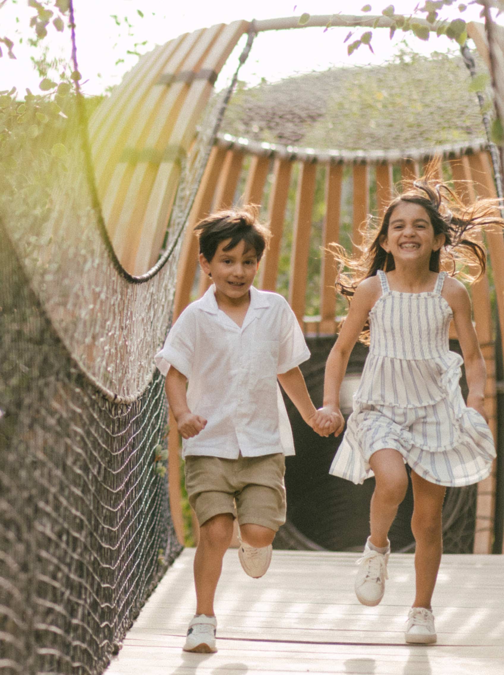 kids playing on playground