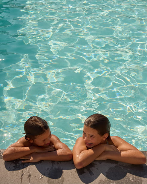 kids in pool