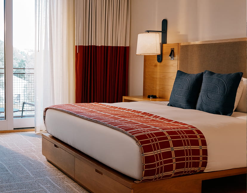 bed in guestroom