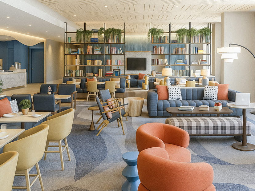 lounge seating at Limelight Mammoth