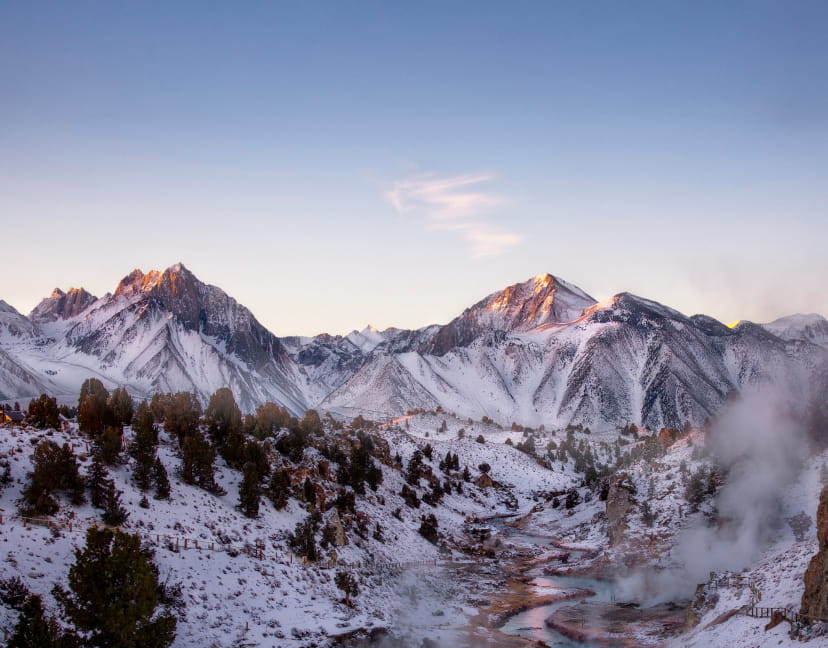 mammoth mountain in winter